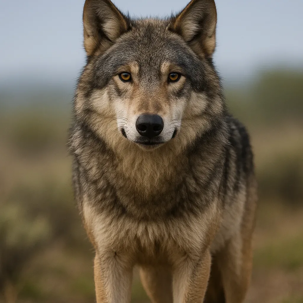The family that hunts together—and it’s terrifying: Gray wolf
