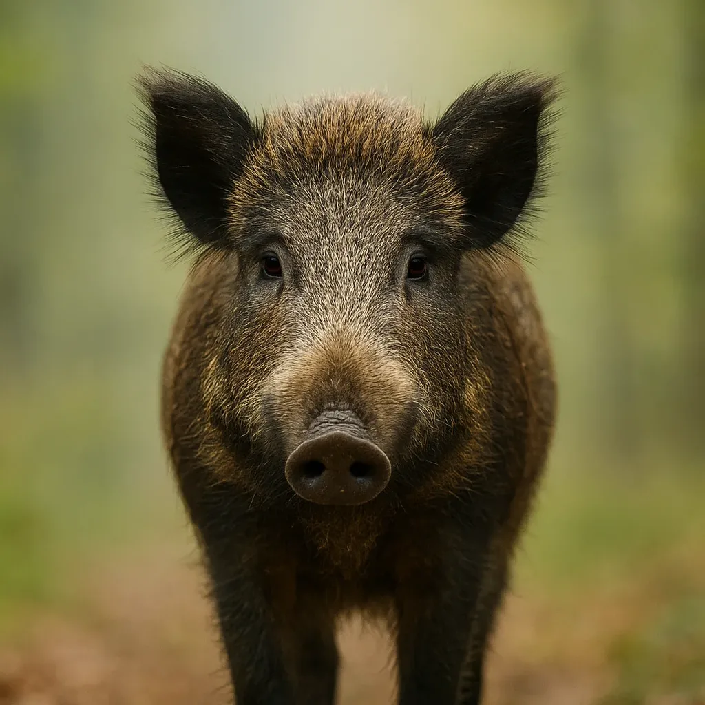 The parent isn’t the scary one—the baby is: Wild boar (piglet)