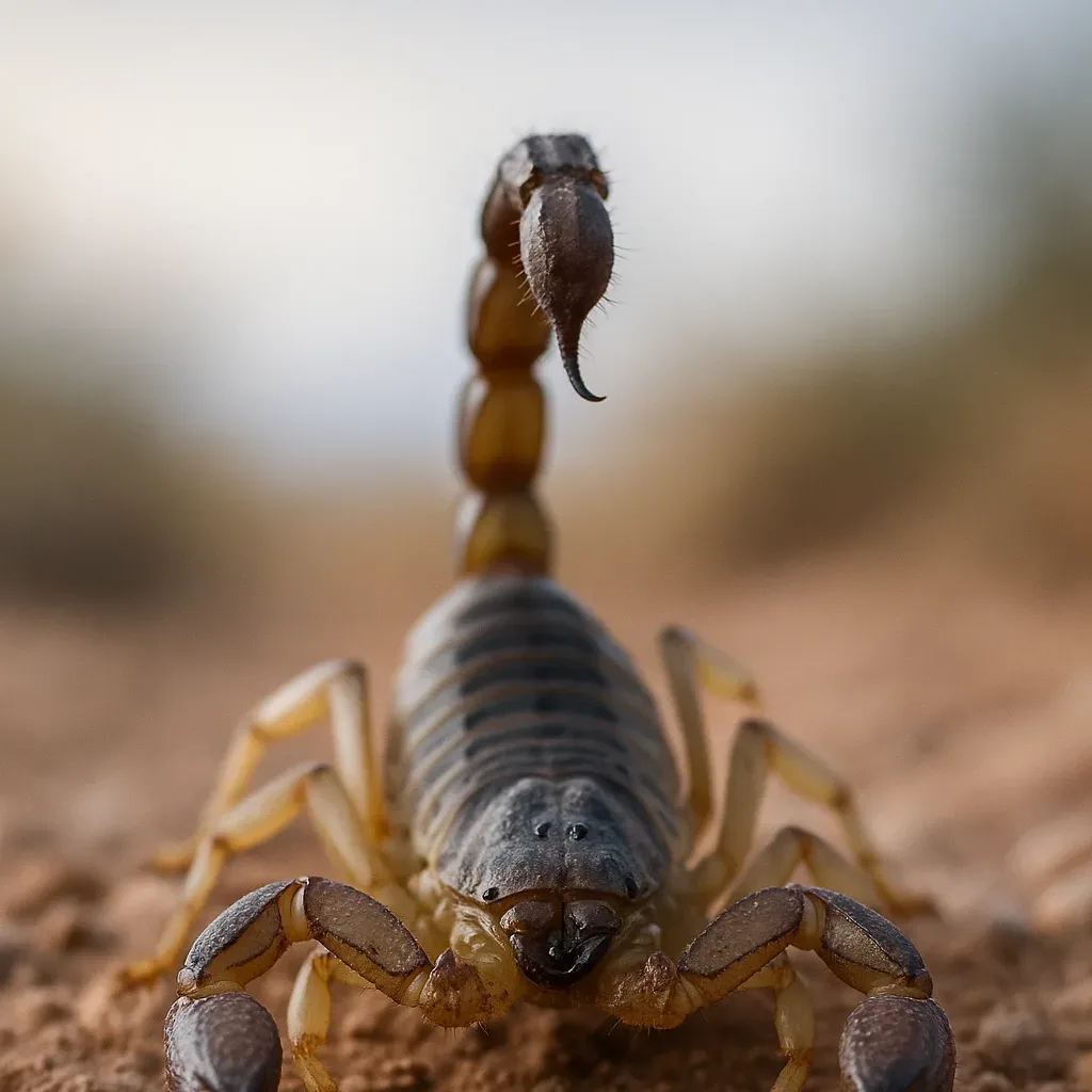 This parent carries its young and still fights: Scorpion