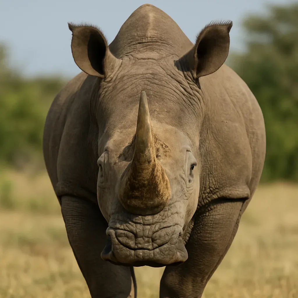 Nature’s tank in real life: Rhinoceros