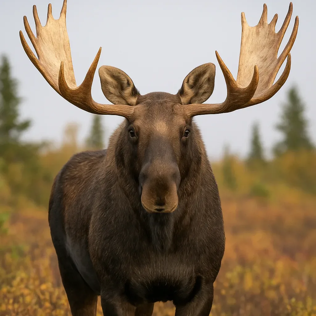 One step is taller than a human: Moose