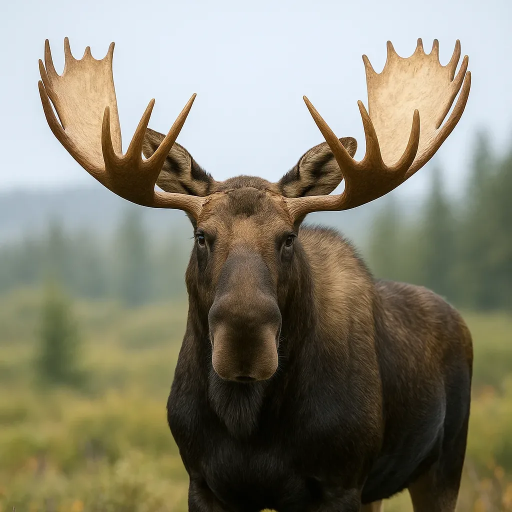 The animal that doesn’t run from humans: Moose