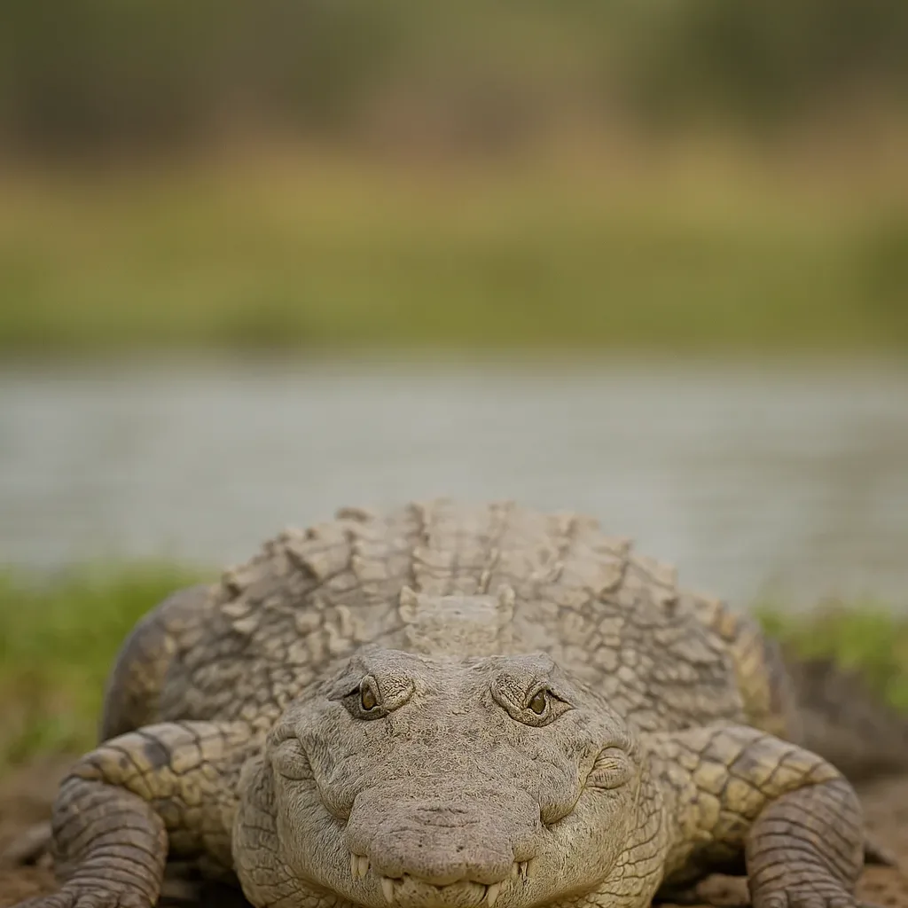 This animal can “smile” right before it attacks: Crocodile