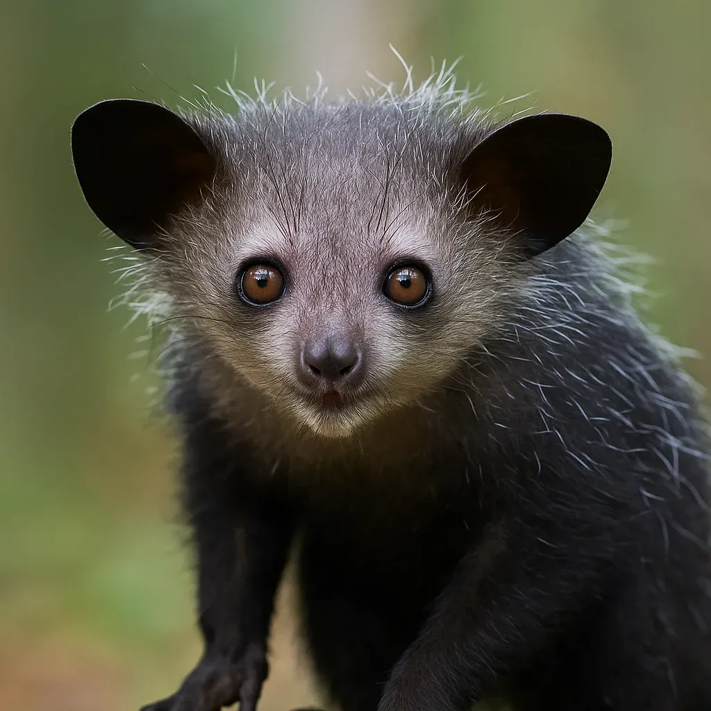 Found in only one place on Earth: Aye-aye