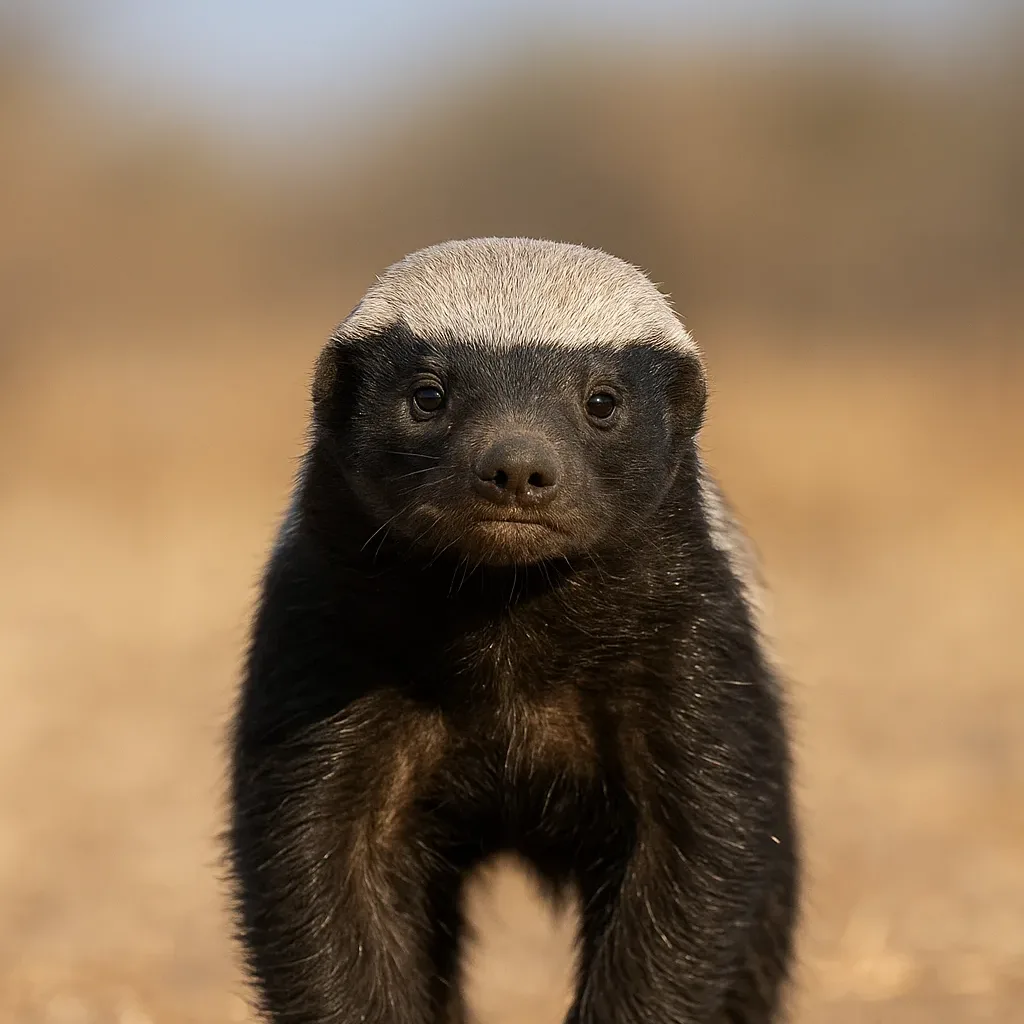 The animal that has stood up to lions alone: Honey badger