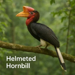 Helmeted Hornbill
