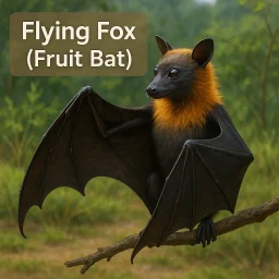 Flying Fox Fruit Bat